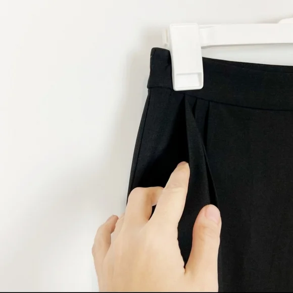 Lulu’s Kick It Black High-Waisted Trouser Pants - Picture 4 of 6